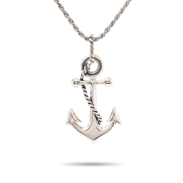 925 silver pendant & 925 silver rope chain 18 inch