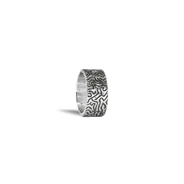 925 oxidized ring size