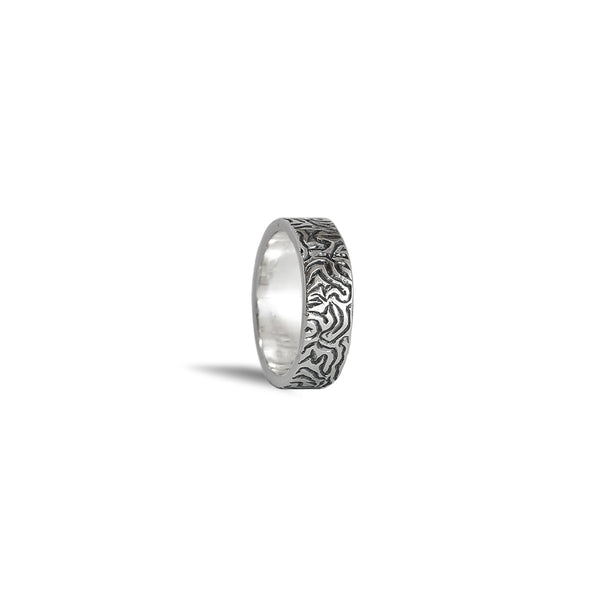 925 oxidized ring size