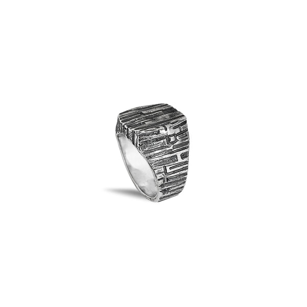 925 oxidized silver ring