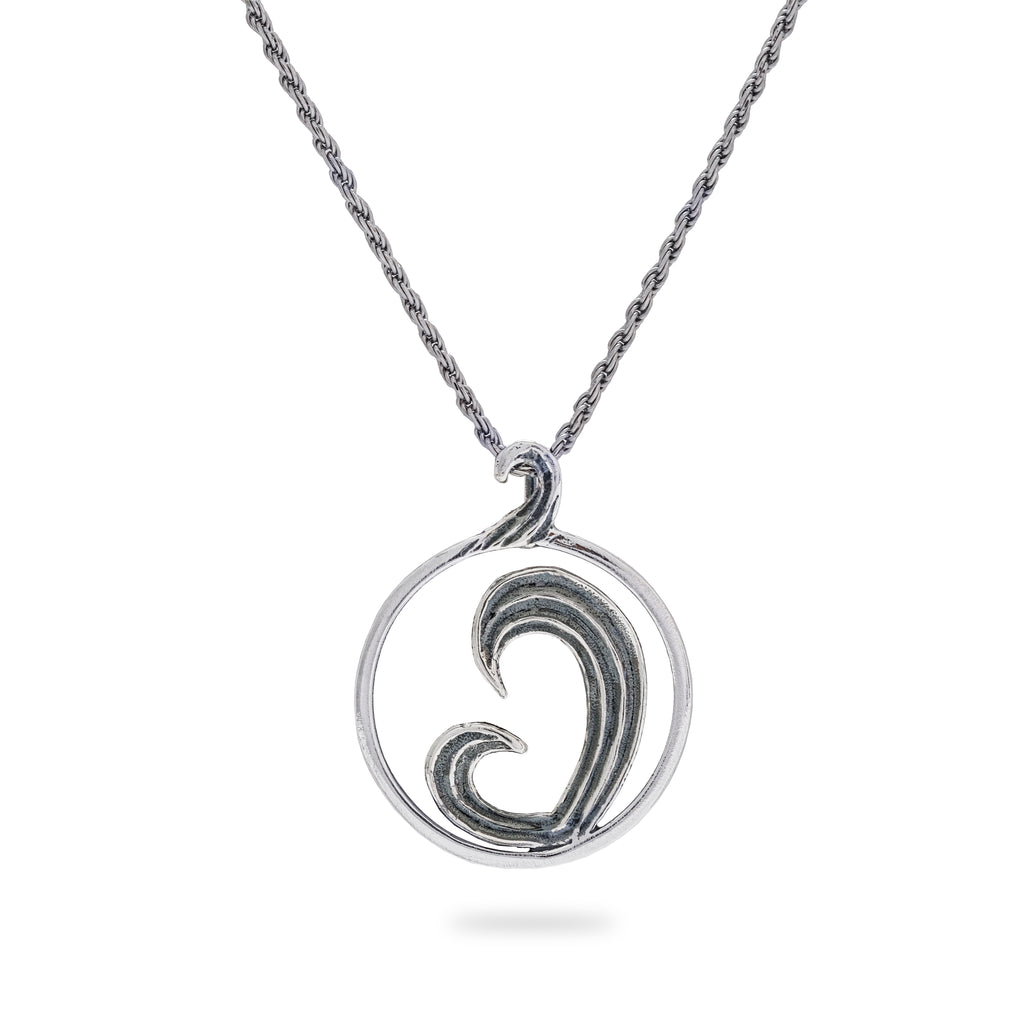 OKSH8 925 Silver Heart Pendant